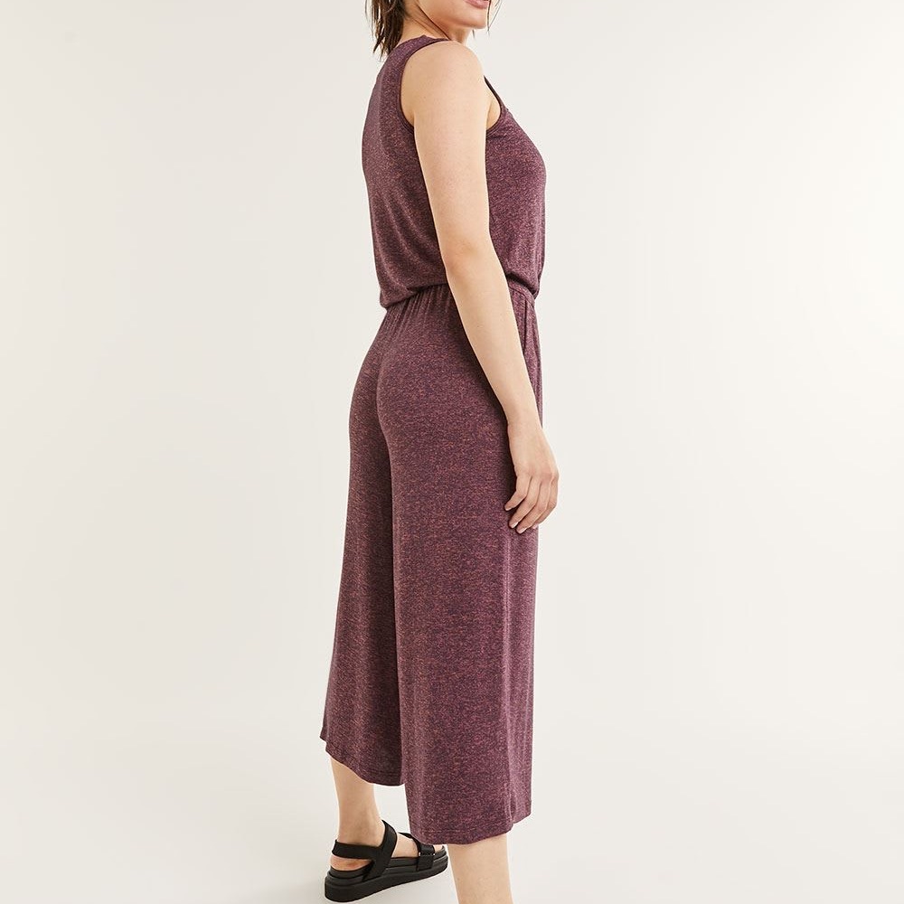 HYBA/Sleeveless Romper Jumpsuit Wide Leg